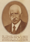 106445 Portret van prof. D. Simons (1860-1930), oud-hoogleraar aan de rechtenfaculteit van de Rijksuniversiteit te ...